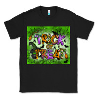 Black trick or treat tumbler Classic Tee - BundleAndBundleShop