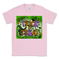 Bubblegum Pink trick or treat tumbler Classic Tee - BundleAndBundleShop
