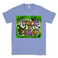 Colony Blue trick or treat tumbler Classic Tee - BundleAndBundleShop