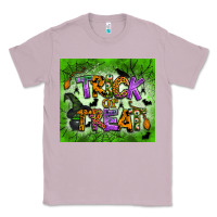 Lilac trick or treat tumbler Classic Tee - BundleAndBundleShop