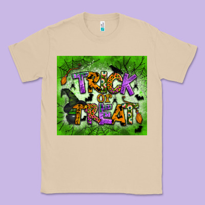 Trick Or Treat Tumbler Classic Tee Designed By Bundleandbundleshop
