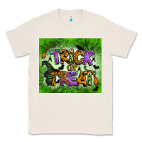 Natural trick or treat tumbler Classic Tee - BundleAndBundleShop