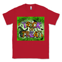 Red trick or treat tumbler Classic Tee - BundleAndBundleShop