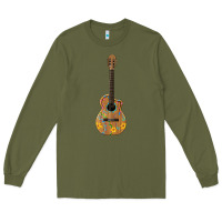 Army Green mexican guitar Long Sleeve Tee - Artiststas