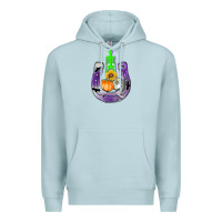 Blue Mist horseshoe halloween Premium Hoodie - AdoDesignShop