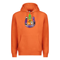 Carrot horseshoe halloween Premium Hoodie - AdoDesignShop