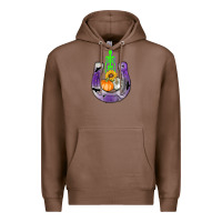 Chestnut horseshoe halloween Premium Hoodie - AdoDesignShop