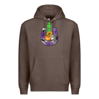 Coffee horseshoe halloween Premium Hoodie - AdoDesignShop