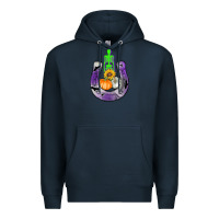 Navy horseshoe halloween Premium Hoodie - AdoDesignShop