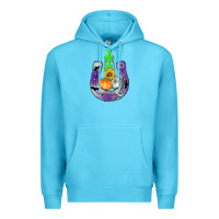 Ocean Blue horseshoe halloween Premium Hoodie - AdoDesignShop