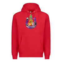 Red horseshoe halloween Premium Hoodie - AdoDesignShop