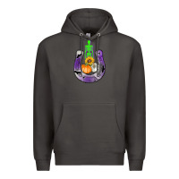 Smoke horseshoe halloween Premium Hoodie - AdoDesignShop
