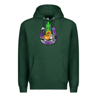 Sports Green horseshoe halloween Premium Hoodie - AdoDesignShop