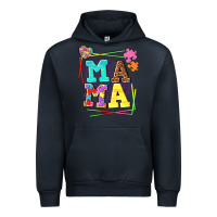 Navy Autism Mama Urban Hoodie - NancyCooperArtShop