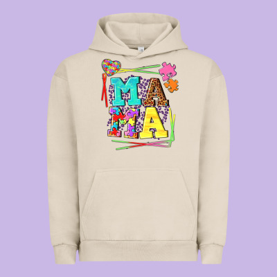 Autism Mama Urban Hoodie Designed By Nancycooperartshop