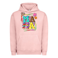Pigment Salmon Autism Mama Urban Hoodie - NancyCooperArtShop