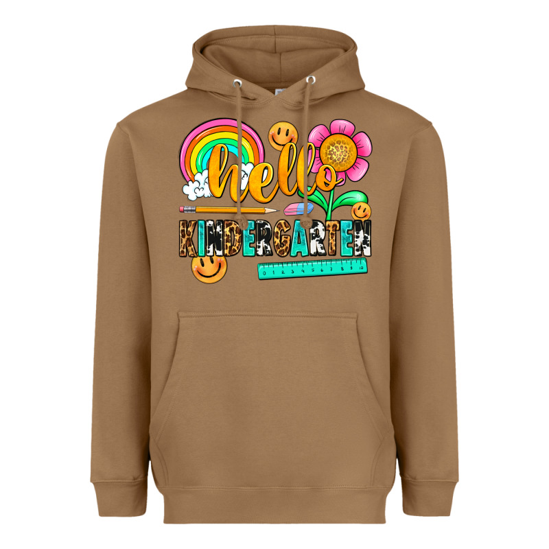 Hello Kindergarten Heavyweight Hoodie by NancyCooperArtShop | Teevron