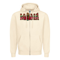 Sandshell mama floral aztec leopard Zipper Hoodie - Jasminsmagicworld