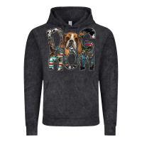 Vintage Black dog mom Vintage Hoodie - SublimationCraftShop