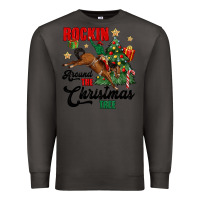 Smoke rockin around the christmas tree Premium Sweatshirt - MaliasSmallBusiness