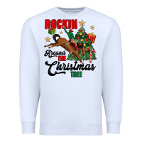 Rockin Around The Christmas Tree Premium Sweatshirt | Teevron
