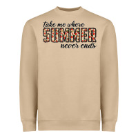 Mushroom take me where summer never ends Heavyweight Sweatshirt - CowhideDigitalArt
