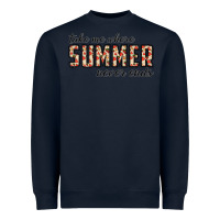Navy take me where summer never ends Heavyweight Sweatshirt - CowhideDigitalArt