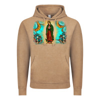 Vintage Coffee gemstone our lady of guadalupe Vintage Hoodie - JahusDesignShop