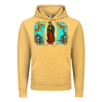 Vintage Mustard gemstone our lady of guadalupe Vintage Hoodie - JahusDesignShop