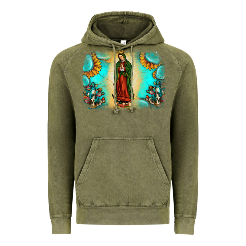 Gemstone Our Lady Of Guadalupe Vintage Hoodie by JahusDesignShop | Teevron