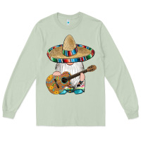 Matcha mexican gnomes guitar sombrero serape Long Sleeve Tee - Artiststas