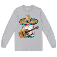Moon Dust mexican gnomes guitar sombrero serape Long Sleeve Tee - Artiststas