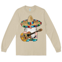 Mushroom mexican gnomes guitar sombrero serape Long Sleeve Tee - Artiststas
