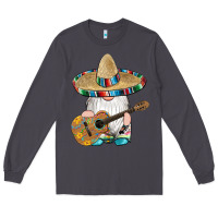 Smoke mexican gnomes guitar sombrero serape Long Sleeve Tee - Artiststas