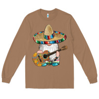 Toasted Coconut mexican gnomes guitar sombrero serape Long Sleeve Tee - Artiststas