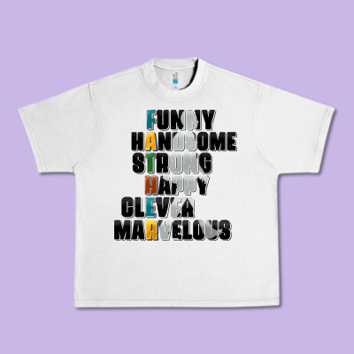 Father Words Urban Heavy Tee Designed By Adodesignshop