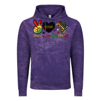 Cloud Purple peace love juneteenth 1865 Vintage Hoodie - HRA Design Shop