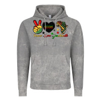 Cloud Rock peace love juneteenth 1865 Vintage Hoodie - HRA Design Shop