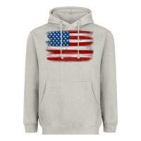 Moon Dust american flag distressed background Heavyweight Hoodie - MaliasSmallBusiness