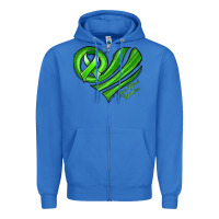 True Royal mental health awareness heart Zipper Hoodie - Jasminsmagicworld