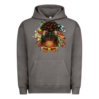 Pigment Tornado american football afro messy bun Urban Hoodie - texasbilliewilder