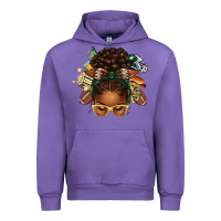Tulip american football afro messy bun Urban Hoodie - texasbilliewilder