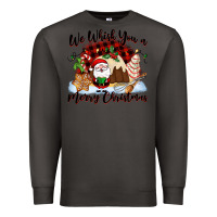 Smoke We whisk you a Merry Christmas Premium Sweatshirt - NancyCooperArtShop