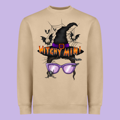 Witchy Mini Heavyweight Sweatshirt Designed By Racoondesign