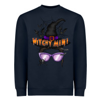 Navy witchy mini Heavyweight Sweatshirt - RacoonDesign