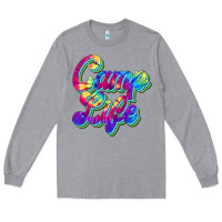 Heather Grey camp life Long Sleeve Tee - JahusDesignShop