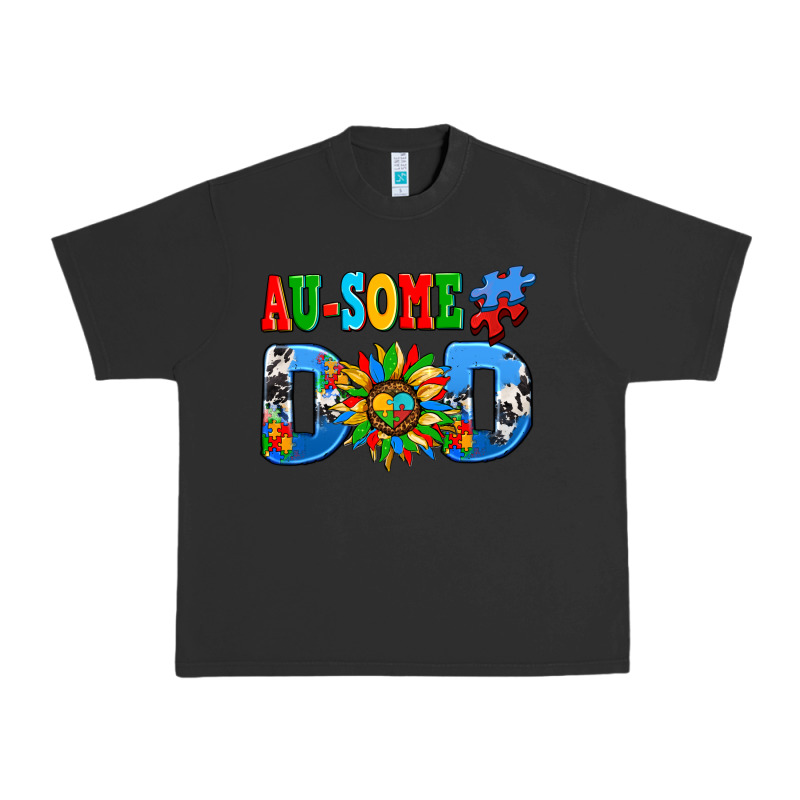 Ausome Autism Dad Urban Heavy Tee by AdoDesignShop | Teevron