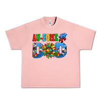 Salmon ausome autism dad Urban Heavy Tee - AdoDesignShop