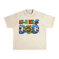 Sandshell ausome autism dad Urban Heavy Tee - AdoDesignShop