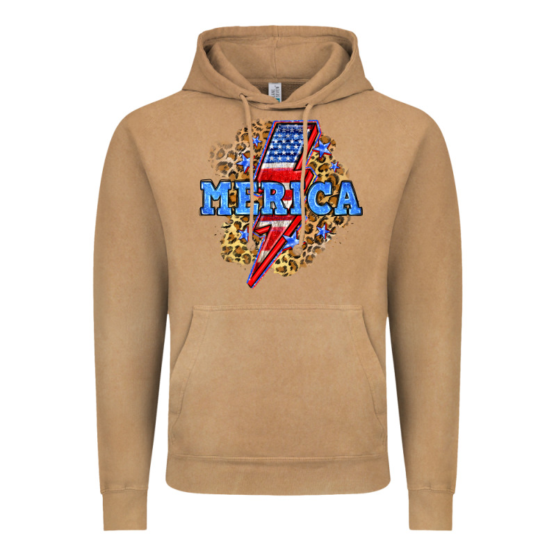 Merica Lightning Bolt Vintage Hoodie by Neo Western | Teevron